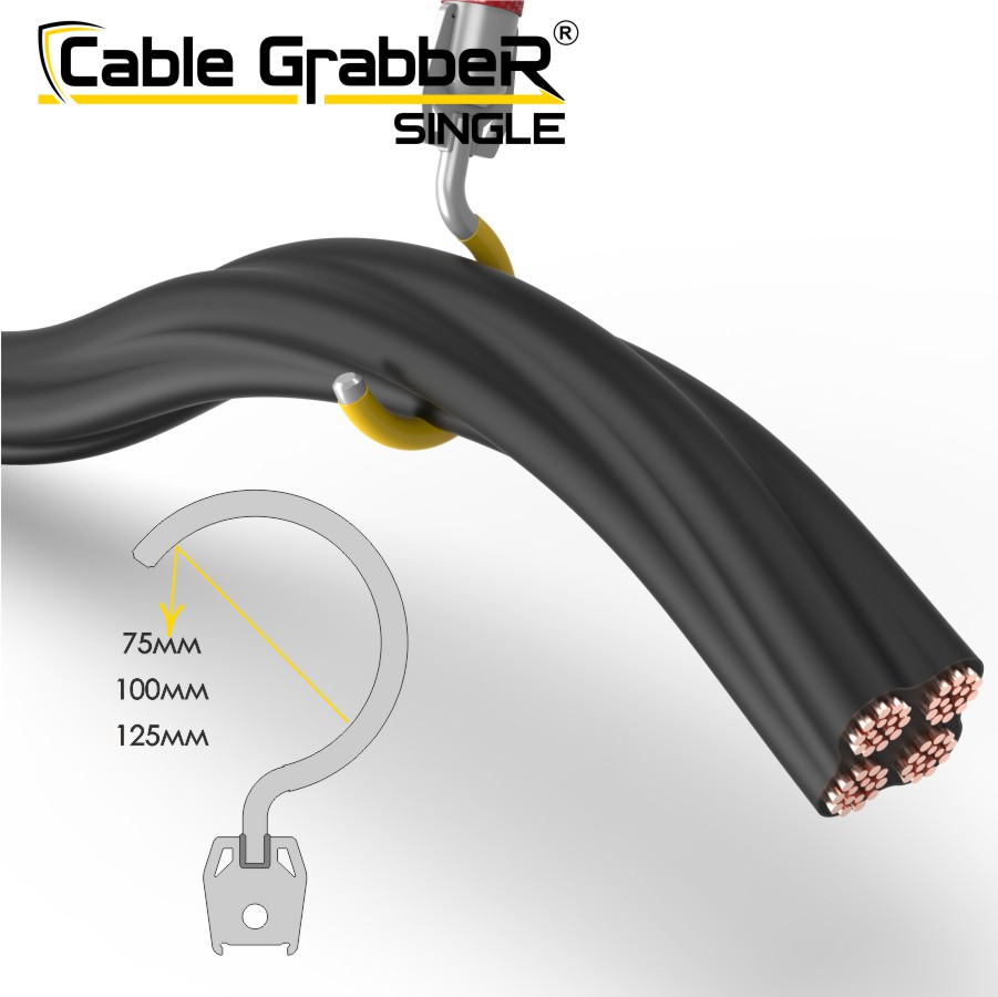 Инструмент безопасности для ручного перемещения кабелей Cable GrabbeR SINGLE STCGS 150